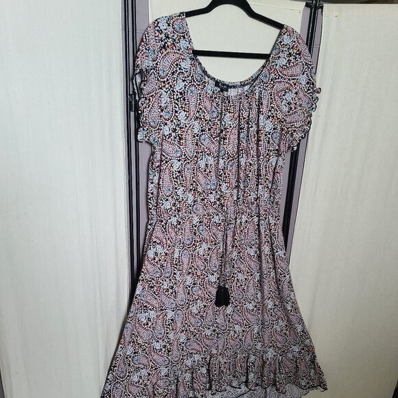 Lily Morgan Dresses & Skirts - Paisley High-Low Dress